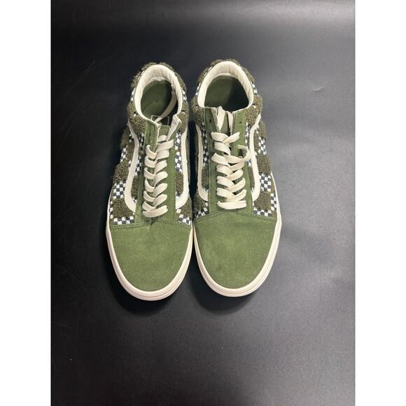 Vans New Unisex Old Skool Tufted Check Loden Green Shoe in Size M9/W10.5‎